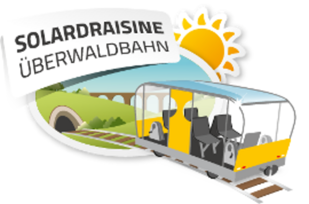 Logo Solardraisine Überwaldbahn